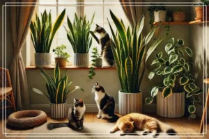 Snake Plants and Cats: Is Your Feline Friend at Risk?