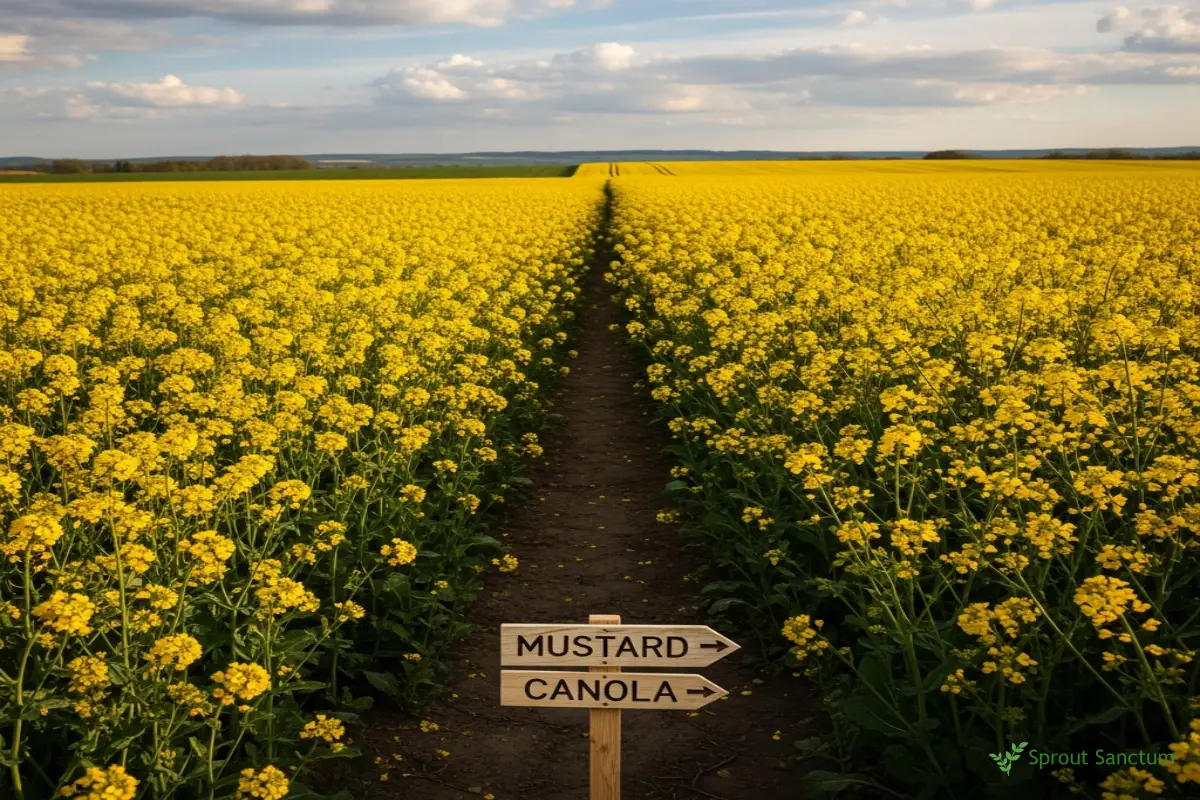 Distinguishing Mustard from Canola